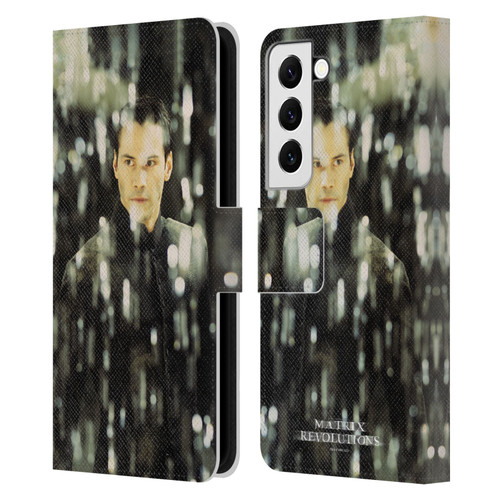 The Matrix Revolutions Key Art Neo 1 Leather Book Wallet Case Cover For Samsung Galaxy S22 5G