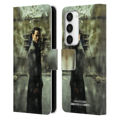 The Matrix Revolutions Key Art Neo 2 Leather Book Wallet Case Cover For Samsung Galaxy S23 5G