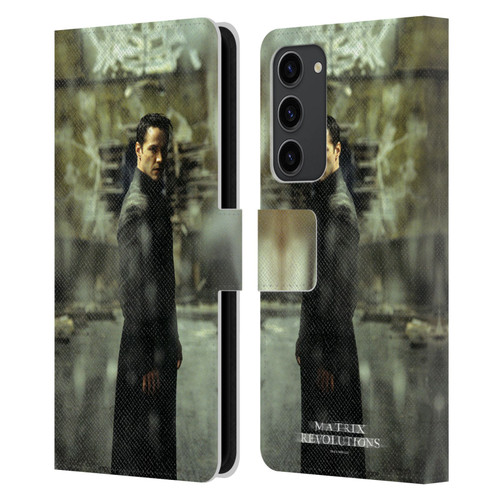 The Matrix Revolutions Key Art Neo 2 Leather Book Wallet Case Cover For Samsung Galaxy S23+ 5G