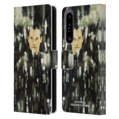 The Matrix Revolutions Key Art Neo 1 Leather Book Wallet Case Cover For Sony Xperia 1 IV