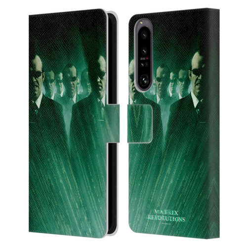 The Matrix Revolutions Key Art Smiths Leather Book Wallet Case Cover For Sony Xperia 1 IV