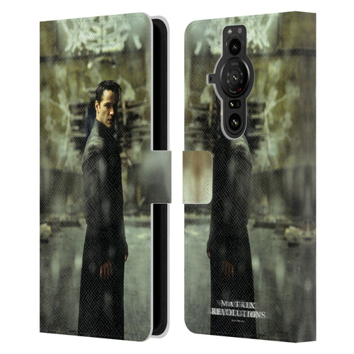 The Matrix Revolutions Key Art Neo 2 Leather Book Wallet Case Cover For Sony Xperia Pro-I