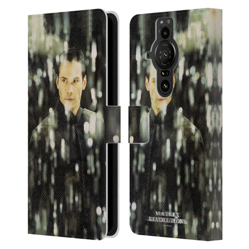 The Matrix Revolutions Key Art Neo 1 Leather Book Wallet Case Cover For Sony Xperia Pro-I