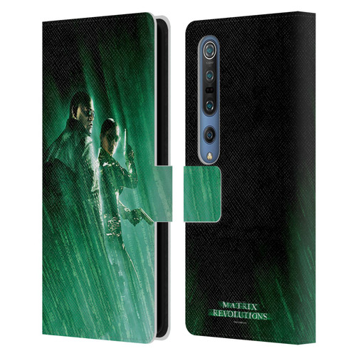 The Matrix Revolutions Key Art Morpheus Trinity Leather Book Wallet Case Cover For Xiaomi Mi 10 5G / Mi 10 Pro 5G