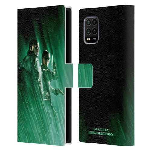 The Matrix Revolutions Key Art Morpheus Trinity Leather Book Wallet Case Cover For Xiaomi Mi 10 Lite 5G