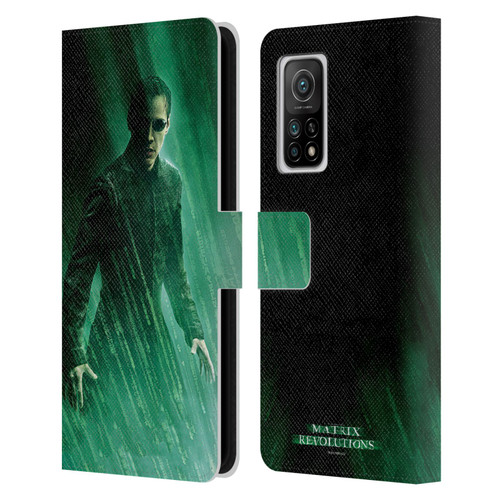 The Matrix Revolutions Key Art Neo 3 Leather Book Wallet Case Cover For Xiaomi Mi 10T 5G