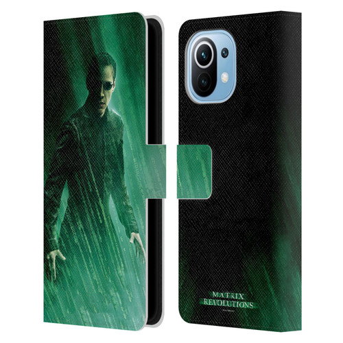The Matrix Revolutions Key Art Neo 3 Leather Book Wallet Case Cover For Xiaomi Mi 11