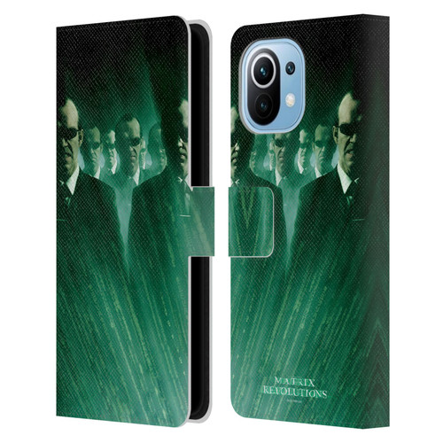 The Matrix Revolutions Key Art Smiths Leather Book Wallet Case Cover For Xiaomi Mi 11