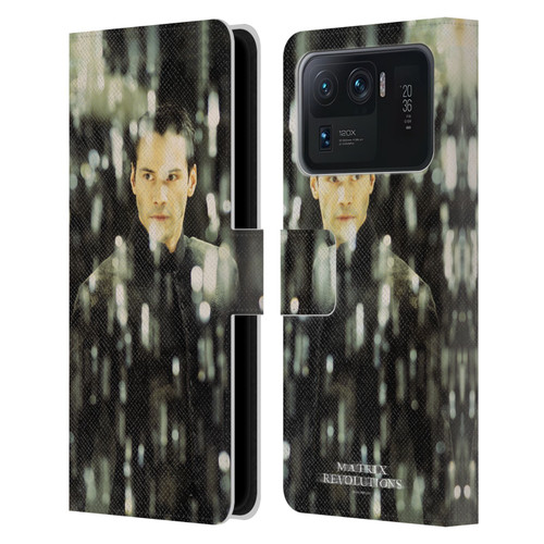 The Matrix Revolutions Key Art Neo 1 Leather Book Wallet Case Cover For Xiaomi Mi 11 Ultra