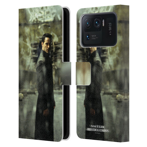 The Matrix Revolutions Key Art Neo 2 Leather Book Wallet Case Cover For Xiaomi Mi 11 Ultra