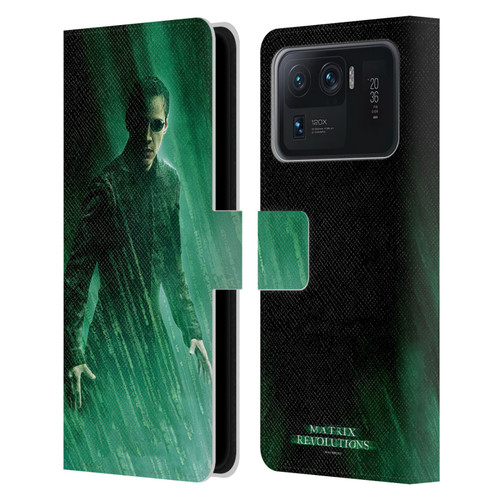 The Matrix Revolutions Key Art Neo 3 Leather Book Wallet Case Cover For Xiaomi Mi 11 Ultra