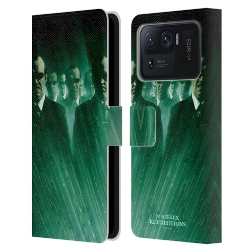 The Matrix Revolutions Key Art Smiths Leather Book Wallet Case Cover For Xiaomi Mi 11 Ultra