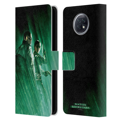The Matrix Revolutions Key Art Morpheus Trinity Leather Book Wallet Case Cover For Xiaomi Redmi Note 9T 5G