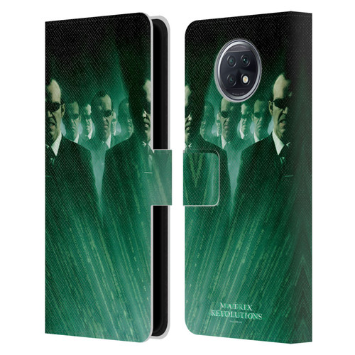 The Matrix Revolutions Key Art Smiths Leather Book Wallet Case Cover For Xiaomi Redmi Note 9T 5G