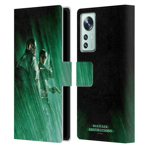 The Matrix Revolutions Key Art Morpheus Trinity Leather Book Wallet Case Cover For Xiaomi 12