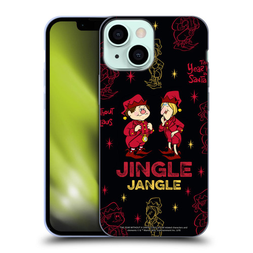The Year Without A Santa Claus Character Art Jingle & Jangle Soft Gel Case for Apple iPhone 13 Mini