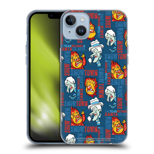 The Year Without A Santa Claus Character Art Snowtown Soft Gel Case for Apple iPhone 14 Plus