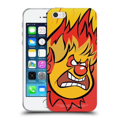 The Year Without A Santa Claus Character Art Heat Miser Soft Gel Case for Apple iPhone 5 / 5s / iPhone SE 2016