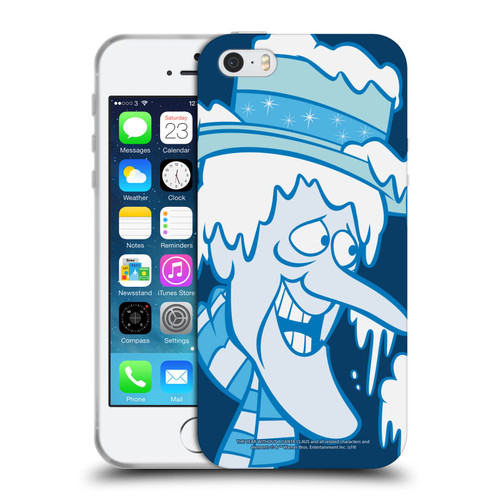 The Year Without A Santa Claus Character Art Snow Miser Soft Gel Case for Apple iPhone 5 / 5s / iPhone SE 2016