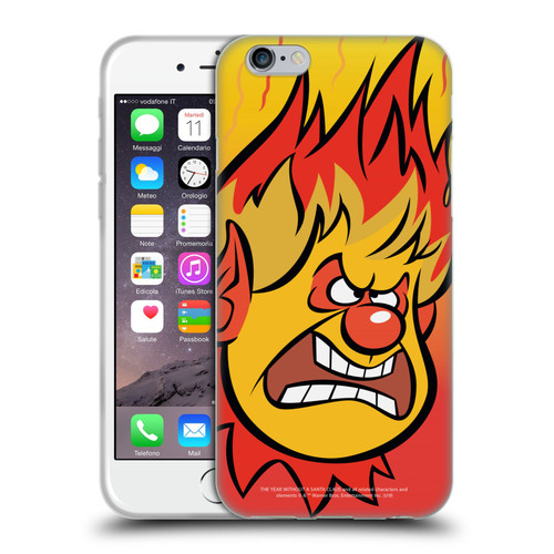 The Year Without A Santa Claus Character Art Heat Miser Soft Gel Case for Apple iPhone 6 / iPhone 6s