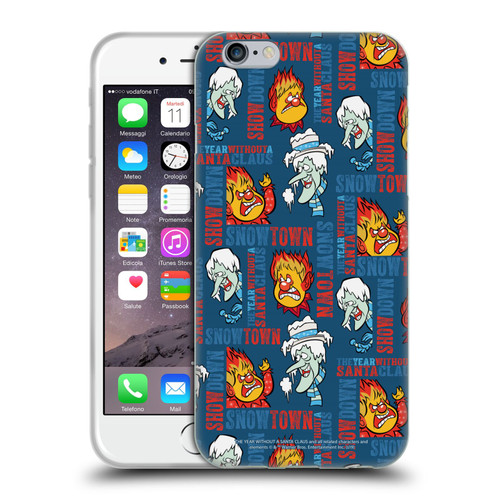 The Year Without A Santa Claus Character Art Snowtown Soft Gel Case for Apple iPhone 6 / iPhone 6s