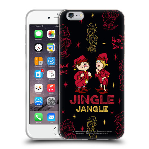 The Year Without A Santa Claus Character Art Jingle & Jangle Soft Gel Case for Apple iPhone 6 Plus / iPhone 6s Plus