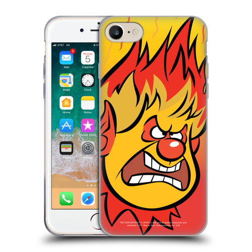 The Year Without A Santa Claus Character Art Heat Miser Soft Gel Case for Apple iPhone 7 / 8 / SE 2020 & 2022