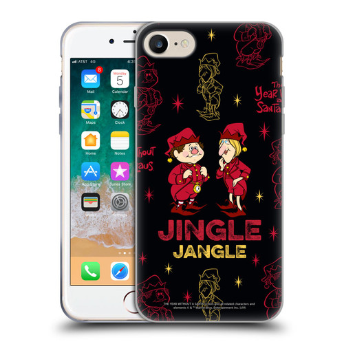 The Year Without A Santa Claus Character Art Jingle & Jangle Soft Gel Case for Apple iPhone 7 / 8 / SE 2020 & 2022