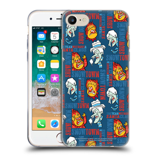 The Year Without A Santa Claus Character Art Snowtown Soft Gel Case for Apple iPhone 7 / 8 / SE 2020 & 2022