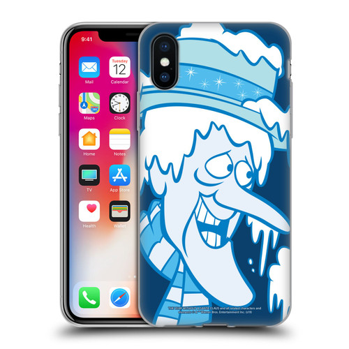 The Year Without A Santa Claus Character Art Snow Miser Soft Gel Case for Apple iPhone X / iPhone XS