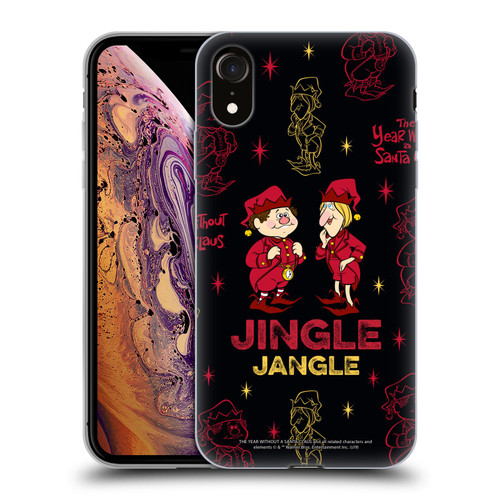 The Year Without A Santa Claus Character Art Jingle & Jangle Soft Gel Case for Apple iPhone XR