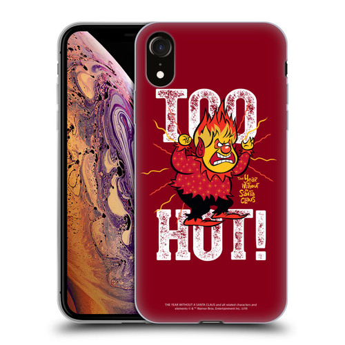 The Year Without A Santa Claus Character Art Too Hot Soft Gel Case for Apple iPhone XR