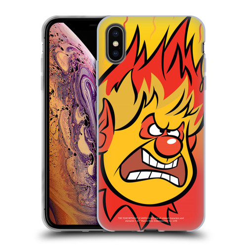 The Year Without A Santa Claus Character Art Heat Miser Soft Gel Case for Apple iPhone XS Max