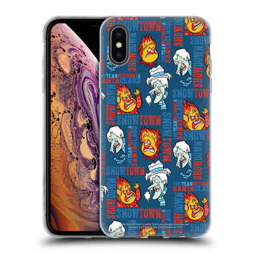 The Year Without A Santa Claus Character Art Snowtown Soft Gel Case for Apple iPhone XS Max