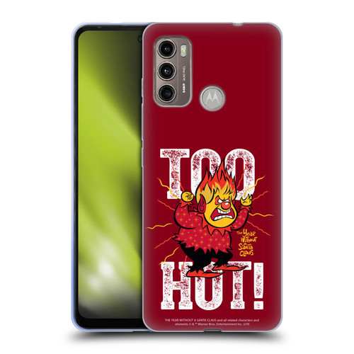 The Year Without A Santa Claus Character Art Too Hot Soft Gel Case for Motorola Moto G60 / Moto G40 Fusion