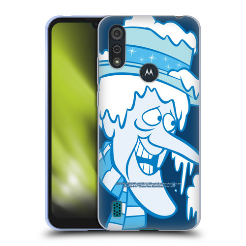 The Year Without A Santa Claus Character Art Snow Miser Soft Gel Case for Motorola Moto E6s (2020)