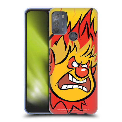 The Year Without A Santa Claus Character Art Heat Miser Soft Gel Case for Motorola Moto G50