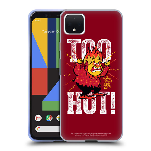 The Year Without A Santa Claus Character Art Too Hot Soft Gel Case for Google Pixel 4 XL