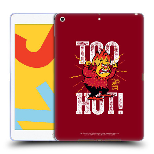 The Year Without A Santa Claus Character Art Too Hot Soft Gel Case for Apple iPad 10.2 2019/2020/2021