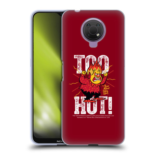 The Year Without A Santa Claus Character Art Too Hot Soft Gel Case for Nokia G10