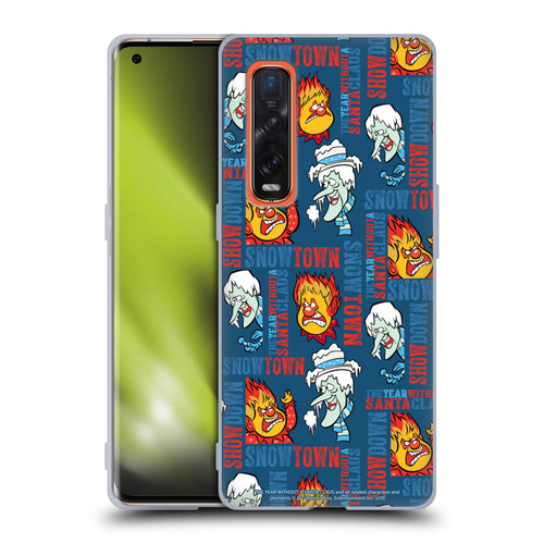 The Year Without A Santa Claus Character Art Snowtown Soft Gel Case for OPPO Find X2 Pro 5G