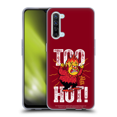 The Year Without A Santa Claus Character Art Too Hot Soft Gel Case for OPPO Find X2 Lite 5G