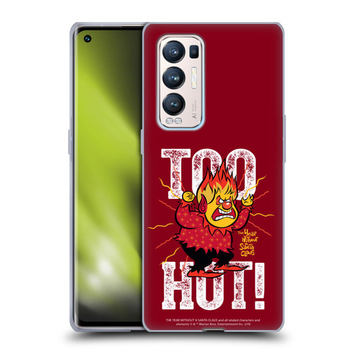 The Year Without A Santa Claus Character Art Too Hot Soft Gel Case for OPPO Find X3 Neo / Reno5 Pro+ 5G