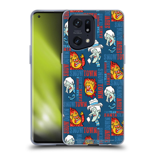 The Year Without A Santa Claus Character Art Snowtown Soft Gel Case for OPPO Find X5 Pro