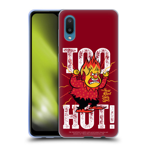 The Year Without A Santa Claus Character Art Too Hot Soft Gel Case for Samsung Galaxy A02/M02 (2021)