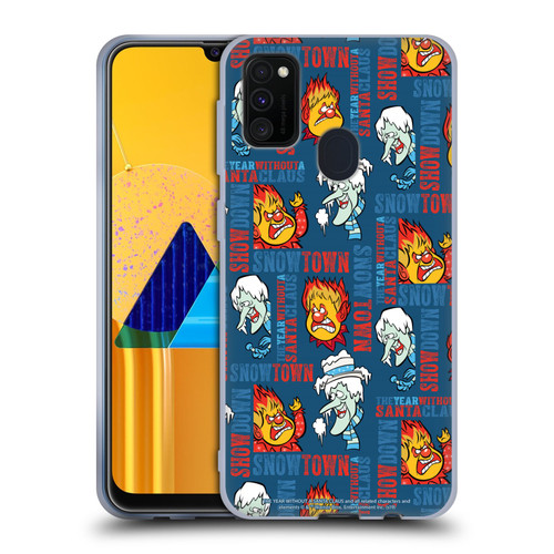 The Year Without A Santa Claus Character Art Snowtown Soft Gel Case for Samsung Galaxy M30s (2019)/M21 (2020)