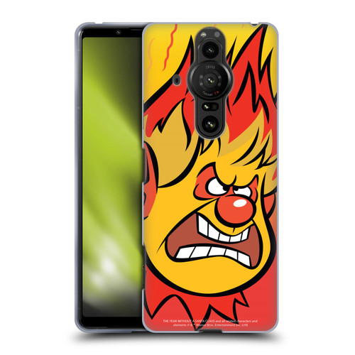 The Year Without A Santa Claus Character Art Heat Miser Soft Gel Case for Sony Xperia Pro-I