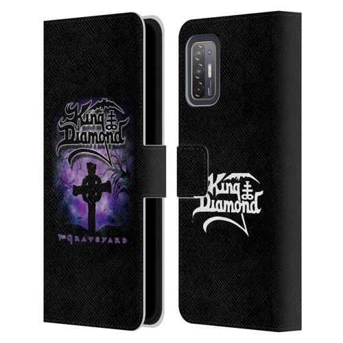 King Diamond Poster Graveyard Album Leather Book Wallet Case Cover For HTC Desire 21 Pro 5G