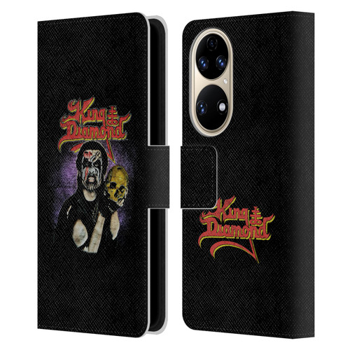 King Diamond Poster Conspiracy Tour 1989 Leather Book Wallet Case Cover For Huawei P50