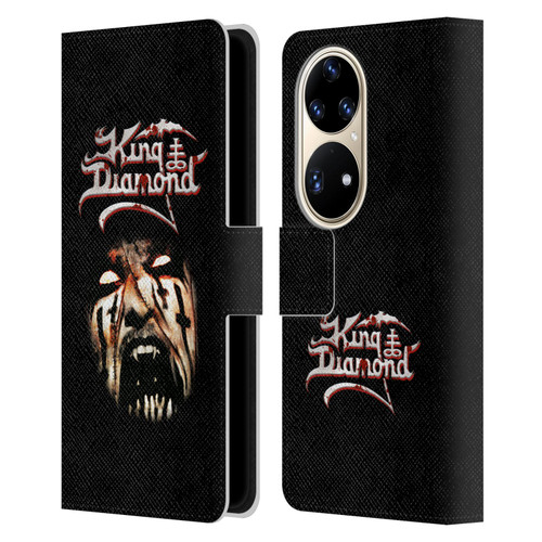 King Diamond Poster Puppet Master Face Leather Book Wallet Case Cover For Huawei P50 Pro